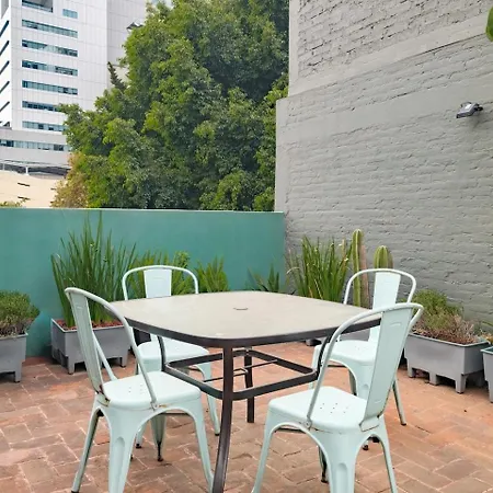 Deluxe Apartment W Private Terrace Reforma Av Mexico Extérieur photo